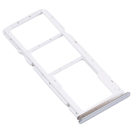 SIM Card Tray + SIM Card Tray + Micro SD Card Tray for Xiaomi Redmi Note 10 4G / Redmi Note 10S M2101K7AI, M2101K7AG, M2101K7BG, M2101K7BI, M2101K7BNY, M2101K7BL (White)-garmade.com