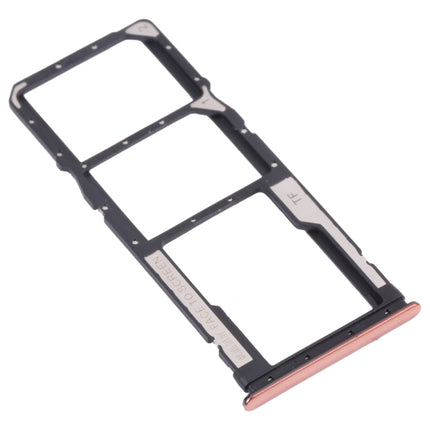 SIM Card Tray + SIM Card Tray + Micro SD Card Tray for Xiaomi Redmi Note 10 Pro 4G / Redmi Note 10 Pro Max / Redmi Note 10 Pro (India) M2101K6G, M2101K6R, M2101K6I, M2101K6P (Gold)-garmade.com