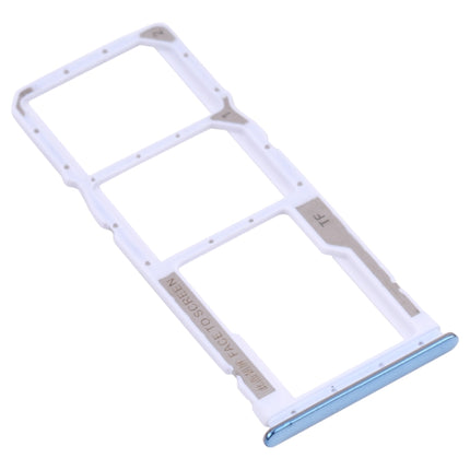 SIM Card Tray + SIM Card Tray + Micro SD Card Tray for Xiaomi Redmi Note 10 Pro 4G / Redmi Note 10 Pro Max / Redmi Note 10 Pro (India) M2101K6G, M2101K6R, M2101K6I, M2101K6P (Blue)-garmade.com