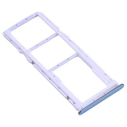 SIM Card Tray + SIM Card Tray + Micro SD Card Tray for Xiaomi Redmi Note 10 Pro 4G / Redmi Note 10 Pro Max / Redmi Note 10 Pro (India) M2101K6G, M2101K6R, M2101K6I, M2101K6P (Blue)-garmade.com