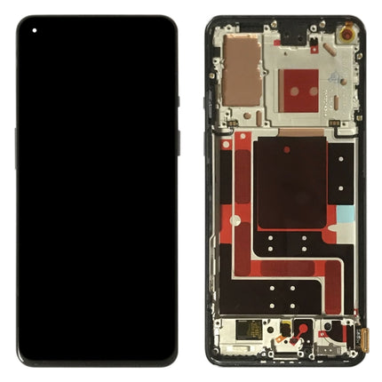 LCD Screen and Digitizer Full Assembly With Frame for OnePlus 9 LE2113 LE2111 LE2110 (Black)-garmade.com