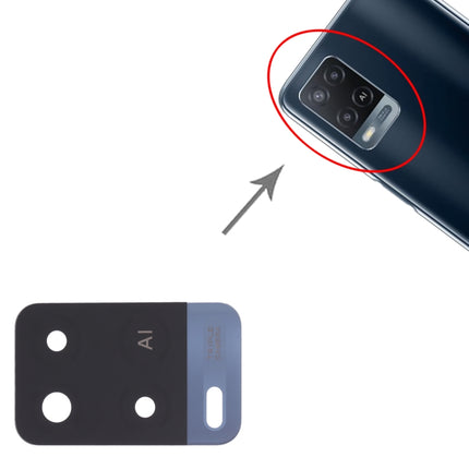 For OPPO A54 4G 10 PCS Back Camera Lens (Black)-garmade.com