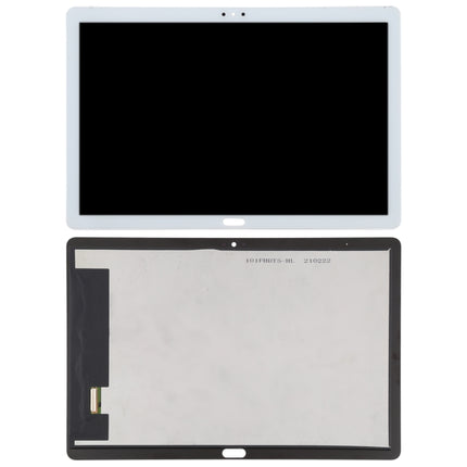 LCD Screen and Digitizer Full Assembly for Huawei MediaPad T5 10.1 (LTE) (White)-garmade.com