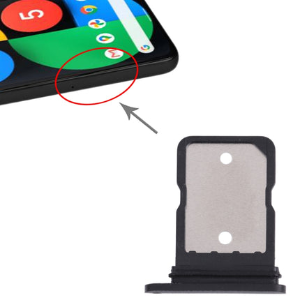 SIM Card Tray for Google Pixel 5 (Black)-garmade.com