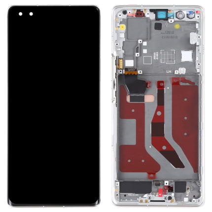 LCD Screen and Digitizer Full Assembly With Frame for Huawei Nova 8 Pro 5G(Silver)-garmade.com