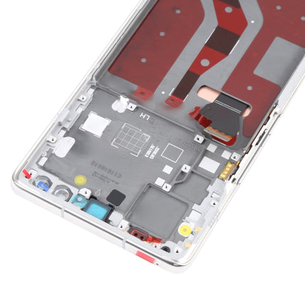 LCD Screen and Digitizer Full Assembly With Frame for Huawei Nova 8 Pro 5G(Silver)-garmade.com