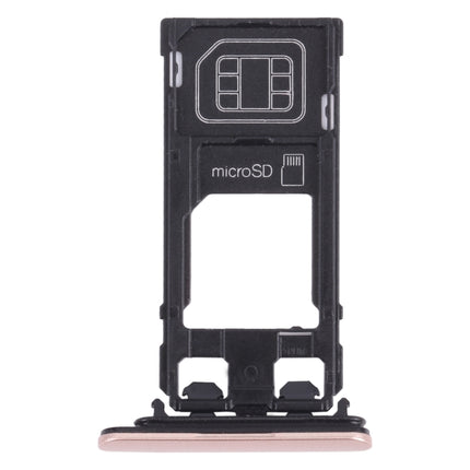 SIM Card Tray + Micro SD Card Tray for Sony Xperia X Performance (Pink)-garmade.com