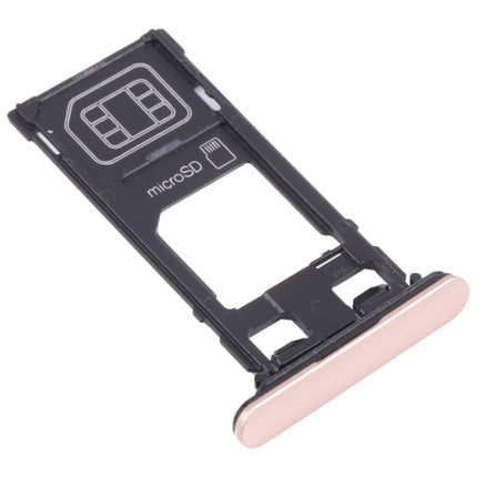 SIM Card Tray + Micro SD Card Tray for Sony Xperia X Performance (Pink)-garmade.com