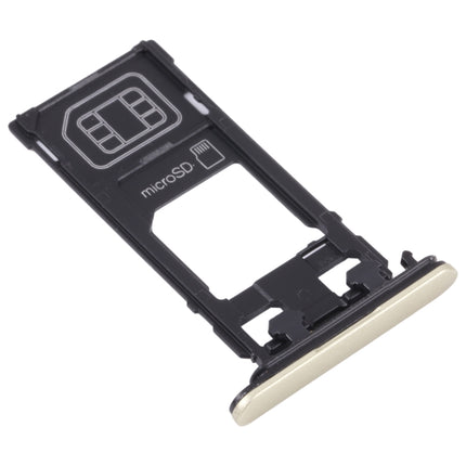 SIM Card Tray + Micro SD Card Tray for Sony Xperia X Performance (Gold)-garmade.com