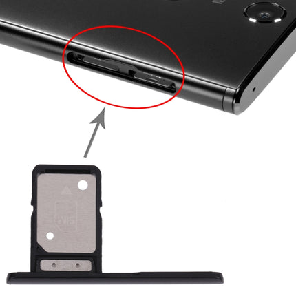 SIM Card Tray for Sony Xperia XA2 Plus (Black)-garmade.com