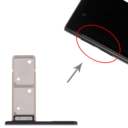 SIM Card Tray + SIM Card Tray for Sony Xperia XA1 Plus (Black)-garmade.com