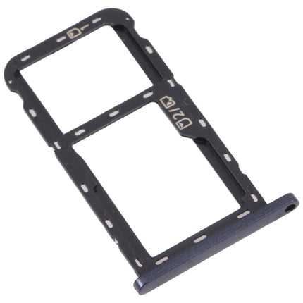 For ZTE Blade A52 SIM Card Tray + SIM Card Tray / Micro SD Card Tray (Grey)-garmade.com