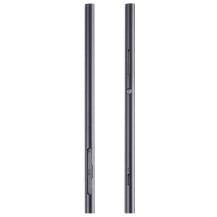1 Pair Side Part Sidebar For Sony Xperia XA2 Plus (Black)-garmade.com