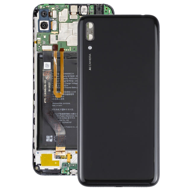 Battery Back Cover for Huawei Y7 (2019)(Black)-garmade.com