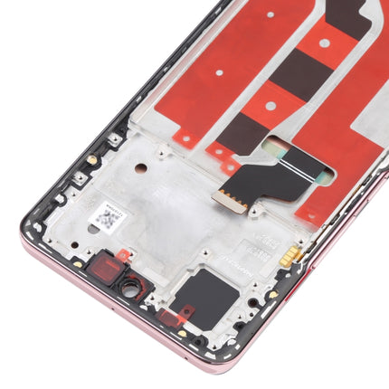 Original OLED LCD Screen for Honor 50 Digitizer Full Assembly with Frame(Pink)-garmade.com