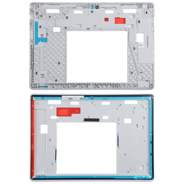 Original Front Housing LCD Frame Bezel Plate for Lenovo Tab M10 HD TB-X505 X505F TB-X505L X505 (White)-garmade.com
