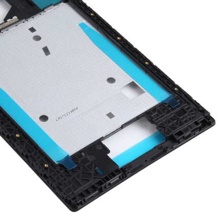 Original Front Housing LCD Frame Bezel Plate for Lenovo Tab 4 8.0 TB-8504X, TB-8504F (Black)-garmade.com