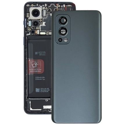 For OnePlus Nord 2 5G Battery Back Cover (Grey)-garmade.com