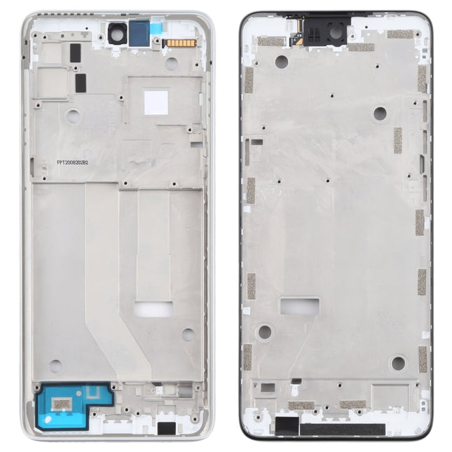Original Front Housing LCD Frame Bezel Plate for Motorola Moto G 5G (Silver)-garmade.com
