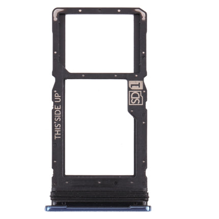 SIM Card Tray + Micro SD Card Tray for Motorola Moto G100 (Blue)-garmade.com