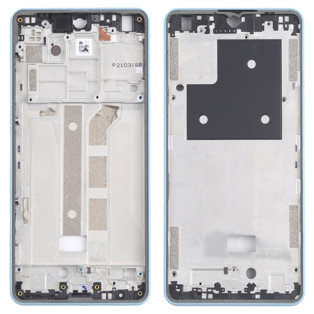 Middle Frame Bezel Plate for Sony Xperia Ace II SO-41B (Blue)-garmade.com
