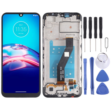 TFT LCD Screen for Motorola Moto E6S XT2053 XT2053-2 Digitizer Full Assembly with Frame (Black)-garmade.com