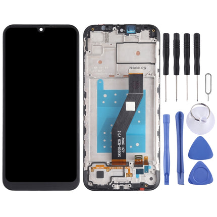 TFT LCD Screen for Motorola Moto E6S XT2053 XT2053-2 Digitizer Full Assembly with Frame (Black)-garmade.com