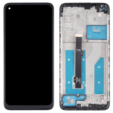TFT LCD Screen for Motorola Moto G8 XT2045-1 Digitizer Full Assembly with Frame (Black)-garmade.com