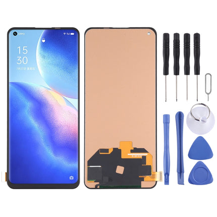 TFT Material LCD Screen and Digitizer Full Assembly (Not Supporting Fingerprint Identification) for OPPO Reno5 Pro 5G / Reno5 Pro+ PDSM00 PDST00 CPH2201 PDRM00 PDRT00-garmade.com