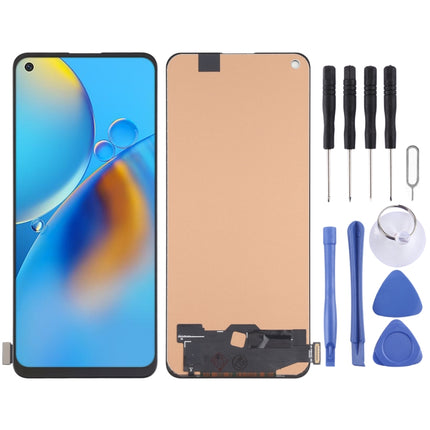 TFT Material LCD Screen and Digitizer Full Assembly (Not Supporting Fingerprint Identification) for OPPO F19 / F19 Pro / F19 Pro+ 5G CPH2219 CHP2219 CPH2285 CPH2213-garmade.com