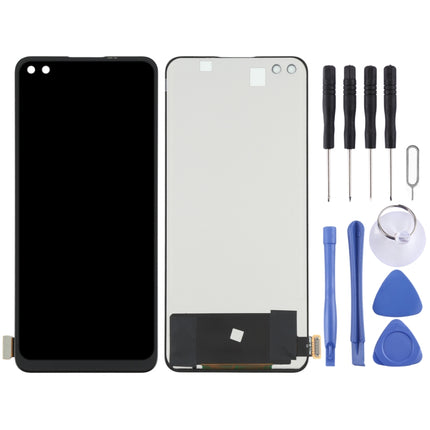 TFT Material LCD Screen and Digitizer Full Assembly (Not Supporting Fingerprint Identification) for OPPO Realme X50 Pro 5G / OnePlus Nord RMX2075 RMX2071 RMX2076-garmade.com
