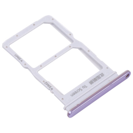 SIM Card Tray + SIM Card Tray for Huawei Nova 8 (Purple)-garmade.com