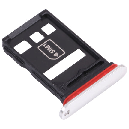 NM Card Tray + SIM Card Tray for Huawei Mate 40E 4G (Silver)-garmade.com