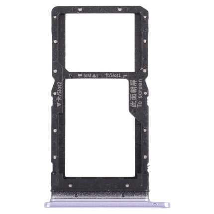 SIM Card Tray + SIM Card Tray / Micro SD Card Tray for Honor play 5T (Purple)-garmade.com