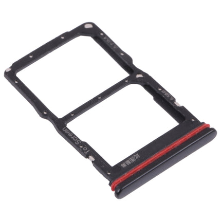 SIM Card Tray + NM Card Tray for Huawei nova 7 SE 5G Youth (Black)-garmade.com