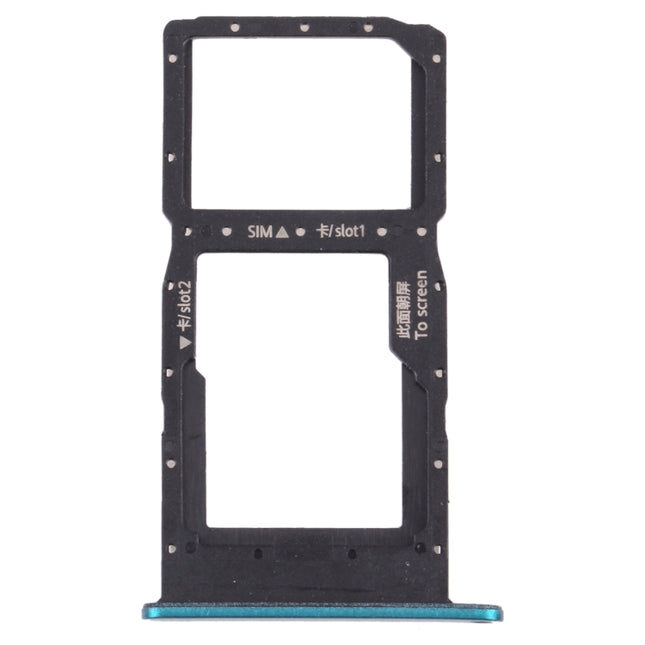 SIM Card Tray + SIM Card Tray / Micro SD Card Tray for Huawei Enjoy 20 5G (Green)-garmade.com