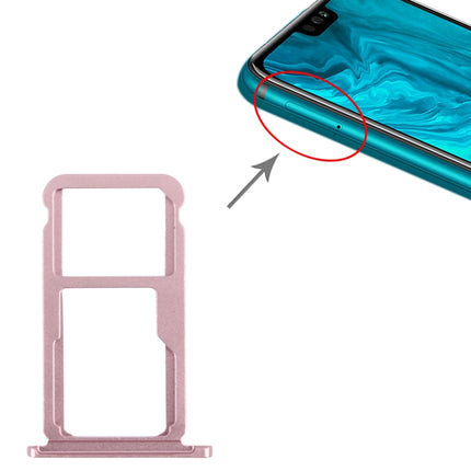 SIM Card Tray + SIM Card Tray / Micro SD Card Tray for Honor 9X Lite (Pink)-garmade.com