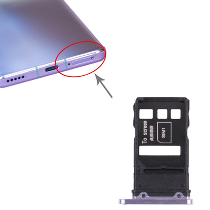 SIM Card Tray + SIM Card Tray for Honor 30 Pro+(Purple)-garmade.com