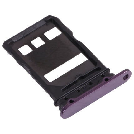 SIM Card Tray + NM Card Tray for Huawei Mate 30E Pro 5G (Dark Purple)-garmade.com