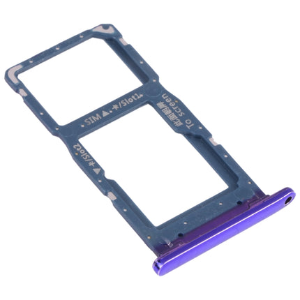 SIM Card Tray + SIM Card Tray / Micro SD Card Tray for Huawei P Smart (2019)(Purple)-garmade.com