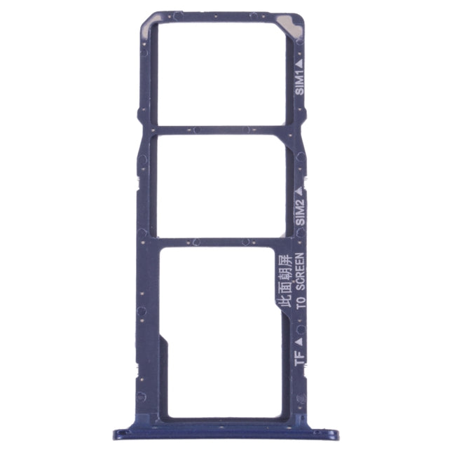 SIM Card Tray + SIM Card Tray + Micro SD Card Tray for Huawei Y5 lite (2018) (Blue)-garmade.com