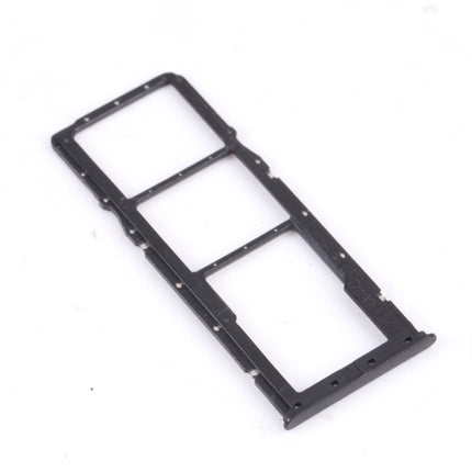 SIM Card Tray + SIM Card Tray + Micro SD Card Tray for Huawei Y9 (2018) (Black)-garmade.com