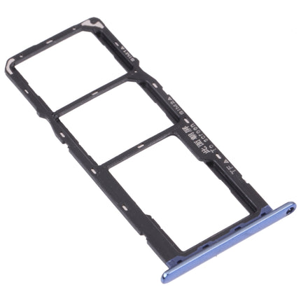 SIM Card Tray + SIM Card Tray + Micro SD Card Tray for Huawei Y6 (2018) (Blue)-garmade.com