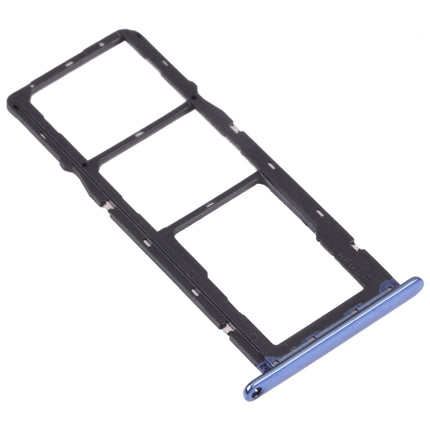 SIM Card Tray + SIM Card Tray + Micro SD Card Tray for Huawei Y6 (2018) (Blue)-garmade.com