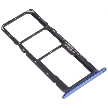 SIM Card Tray + SIM Card Tray + Micro SD Card Tray for Huawei Enjoy 8e (Blue)-garmade.com
