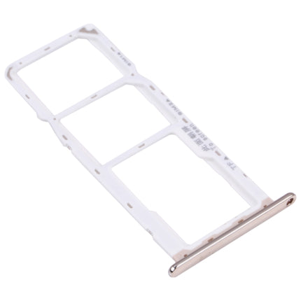 SIM Card Tray + SIM Card Tray + Micro SD Card Tray for Huawei Enjoy 8e (Silver)-garmade.com