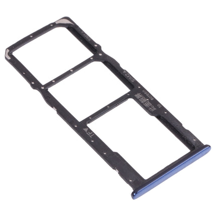 SIM Card Tray + SIM Card Tray + Micro SD Card Tray for Huawei Nova 2 Lite / Y7 Prime (2018) (Blue)-garmade.com