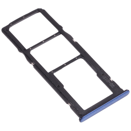 SIM Card Tray + SIM Card Tray + Micro SD Card Tray for Huawei Nova 2 Lite / Y7 Prime (2018) (Blue)-garmade.com
