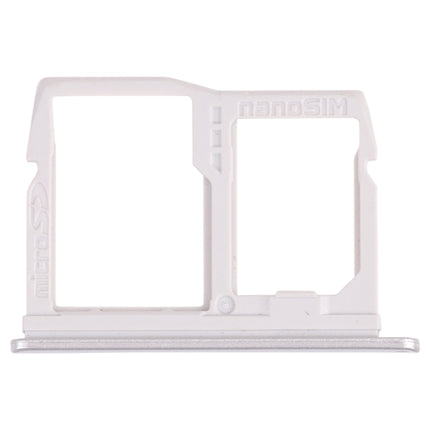 Nano SIM Card Tray + Micro SD Card Tray for LG K31 LM-K300Q, LMK300, LGL355DL (Silver)-garmade.com