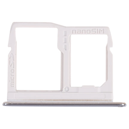 Nano SIM Card Tray + Micro SD Card Tray for LG Stylo 6 / K71 LMQ730HA, LM-Q730HA, LMQ730TM, LM-Q730TM (Grey)-garmade.com